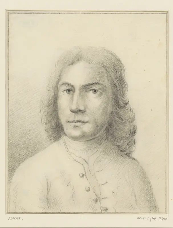 Portret van de kunstenaar Hendrik Verwey Wall Art by anonymous - High-Resolution Digital Print