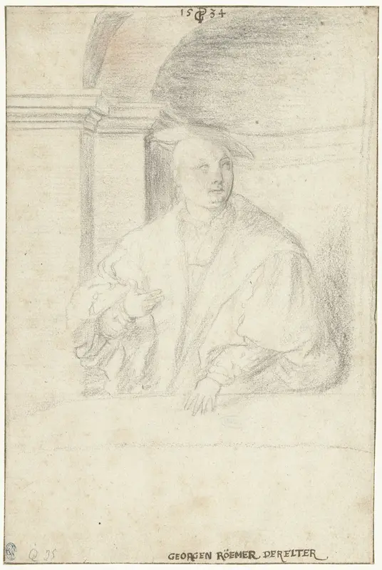 Portret van de Neurenbergse raadsheer Georg Roemer de Oude Wall Art by Unknown - High-Resolution Digital Print