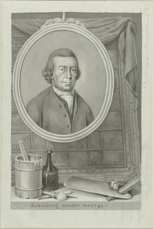 Portret van de schilder Cornelis Vermeulen Wall Art by Roeland van Eynden - High-Resolution Digital Print