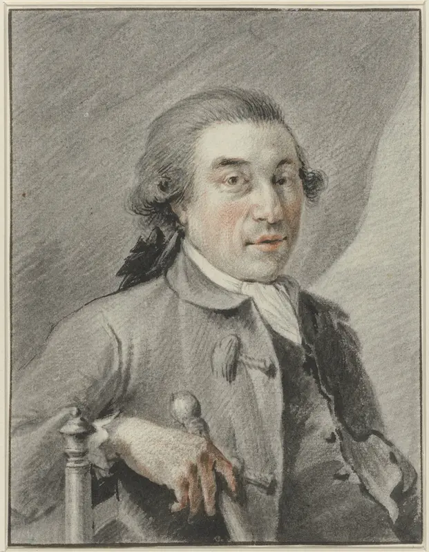 Portret van de schilder Gerrit Toorenburgh Wall Art by Wybrand Hendriks - High-Resolution Digital Print