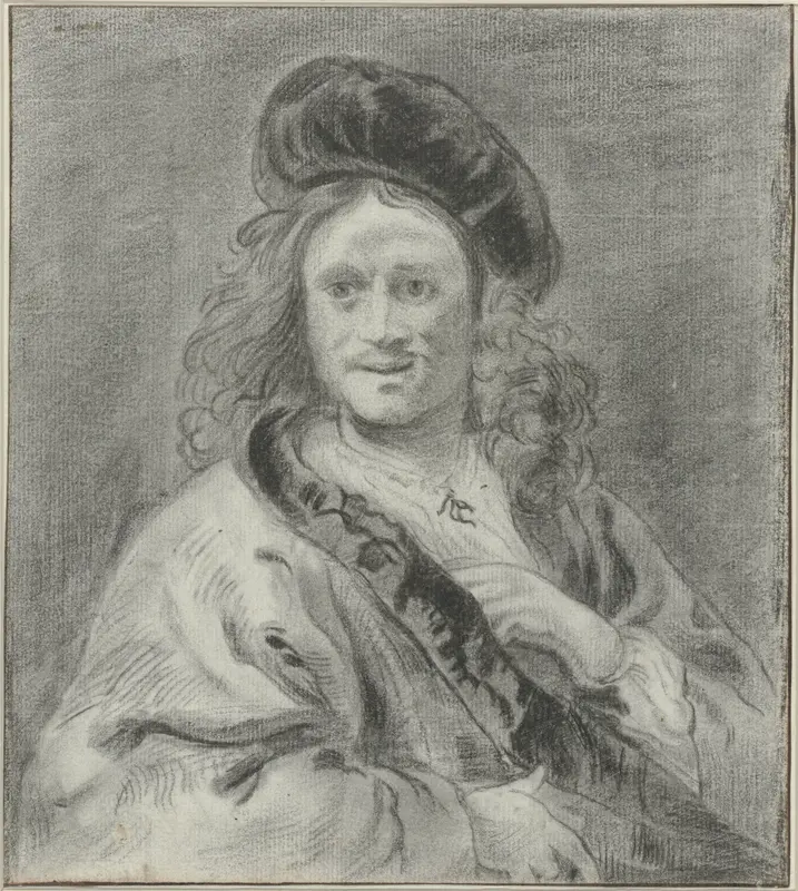 Portret van de schilder Hendrik Verschuring Wall Art by Roger de Piles - High-Resolution Digital Print