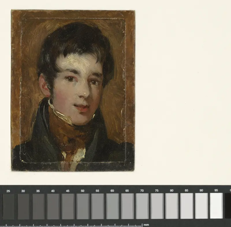 Portret van de schilder James Holland Wall Art by William Henry Hunt - High-Resolution Digital Print