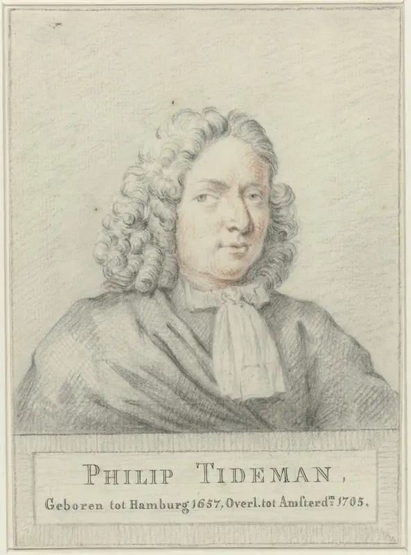 Portret van de schilder Philip Tideman Wall Art by Tako Hajo Jelgersma - High-Resolution Digital Print