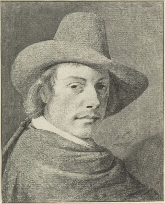 Portret van de schilder Vincent Laurensz. van der Vinne Wall Art by Leendert van der Cooghen - High-Resolution Digital Print