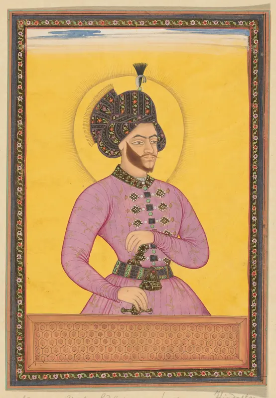Portret van de Shah Suleiman, de heerser van Isfahan Wall Art by anonymous - High-Resolution Digital Print
