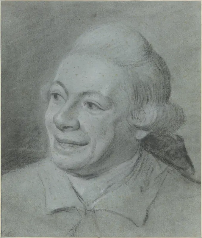 Portret van de tekenaar Dirk Versteegh op 21-jarige leeftijd Wall Art by Jurriaan Andriessen - High-Resolution Digital Print