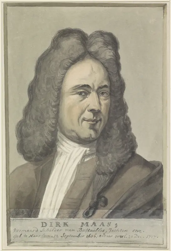 Portret van Dirk Maes Wall Art by Unknown - High-Resolution Digital Print