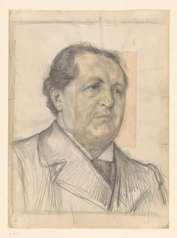 Portret van dr. Abraham Kuyper Wall Art by Jan Veth - High-Resolution Digital Print