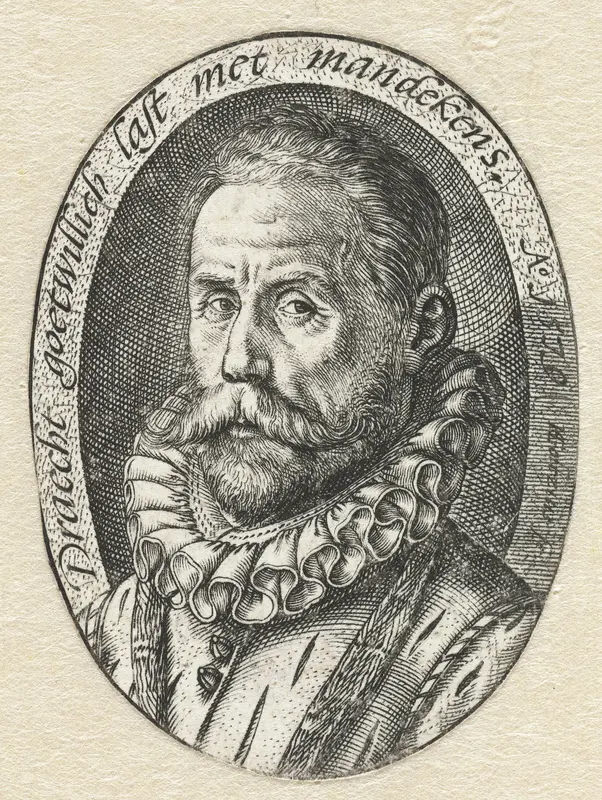 Portret van een bebaarde man Wall Art by Unknown - High-Resolution Digital Print