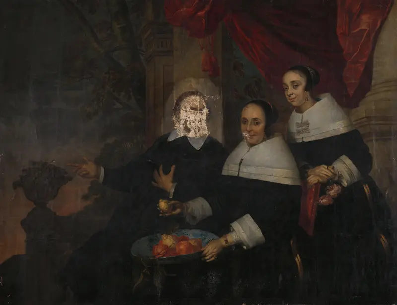 Portret van een familie Wall Art by Unknown - High-Resolution Digital Print