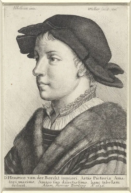 Portret van een jonge man met baret Wall Art by Unknown - High-Resolution Digital Print