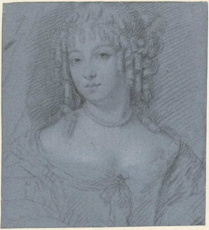 Portret van een jonge vrouw Wall Art by Mattheus Verheyden - High-Resolution Digital Print