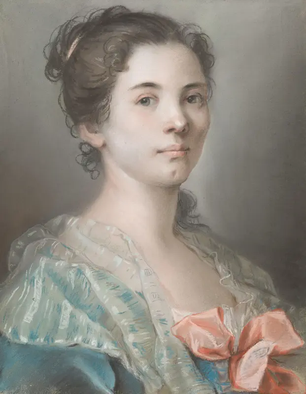 Portret van een jonge vrouw Wall Art by Unknown - High-Resolution Digital Print