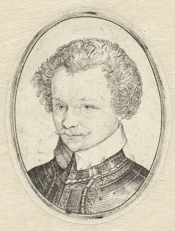 Portret van een jongeman in harnas Wall Art by Unknown - High-Resolution Digital Print