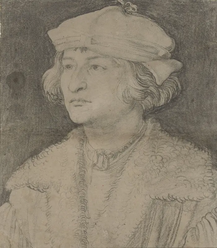 Portret van een jongeman met hoed, ca. 1506 Wall Art by Albrecht Dürer - High-Resolution Digital Print