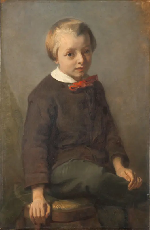 Portret van een jongen Wall Art by Unknown - High-Resolution Digital Print