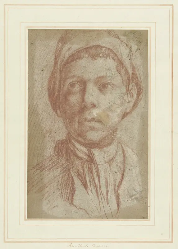 Portret van een jongen Wall Art by Annibale Carracci - High-Resolution Digital Print
