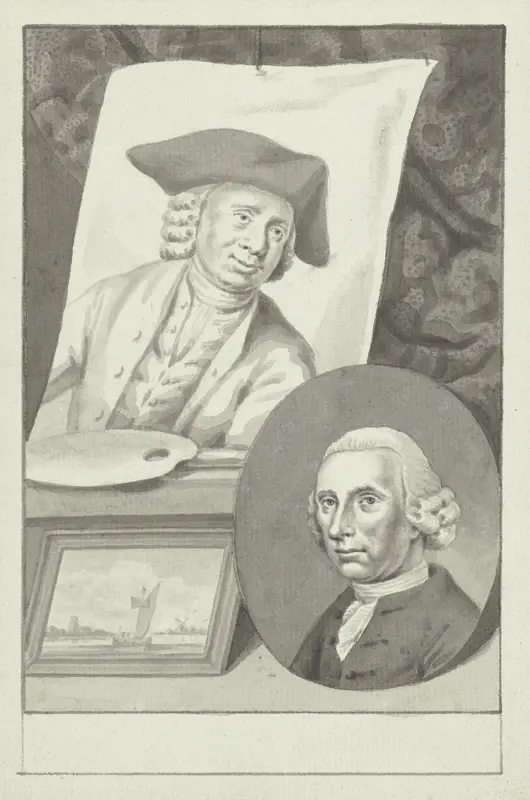 Portret van een kunstenaar Wall Art by Roeland van Eynden - High-Resolution Digital Print