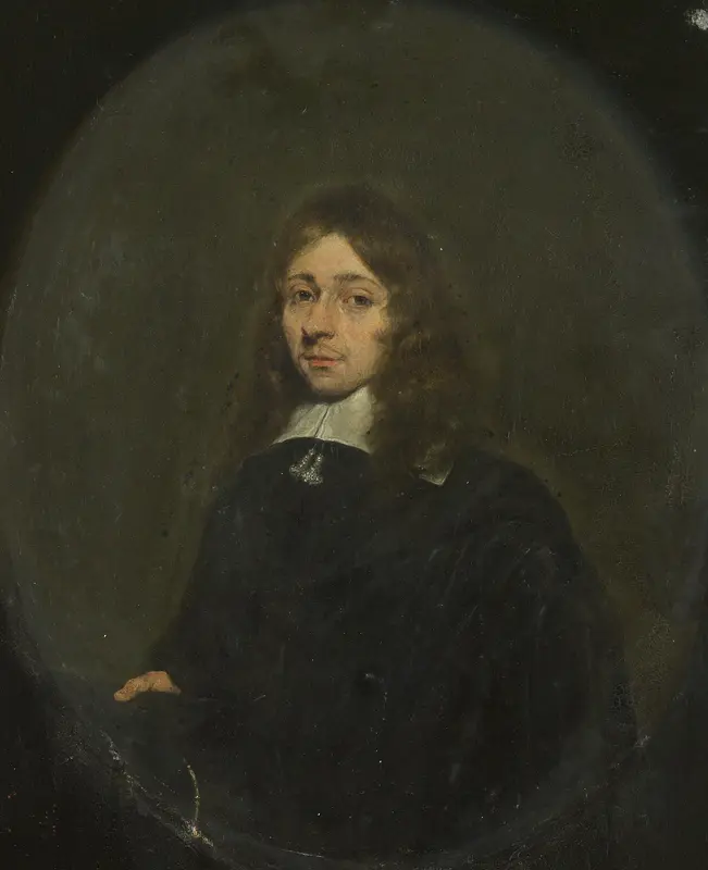 Portret van een man Wall Art by Gerard ter Borch (II) - High-Resolution Digital Print