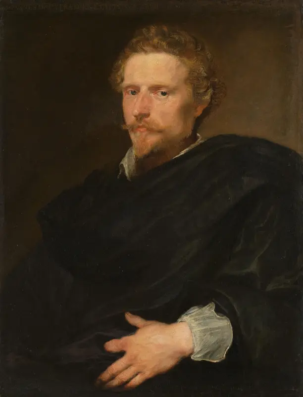 Portret van een man Wall Art by Anthony van Dyck - High-Resolution Digital Print