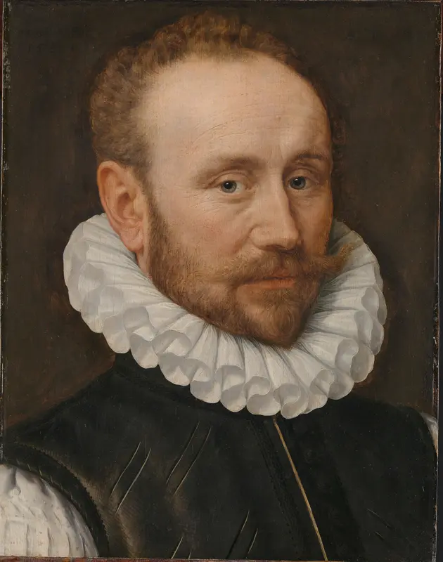 Portret van een man Wall Art by Adriaen Thomasz. Key - High-Resolution Digital Print