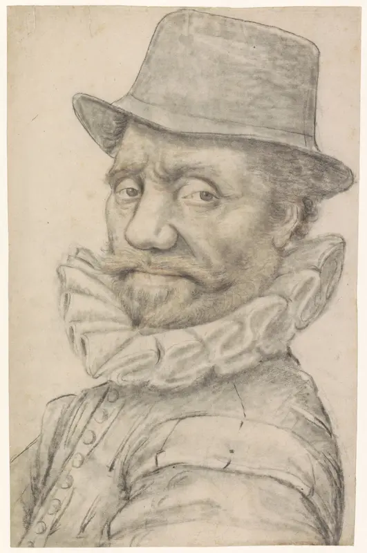 Portret van een man Wall Art by Nicolas Lagneau - High-Resolution Digital Print