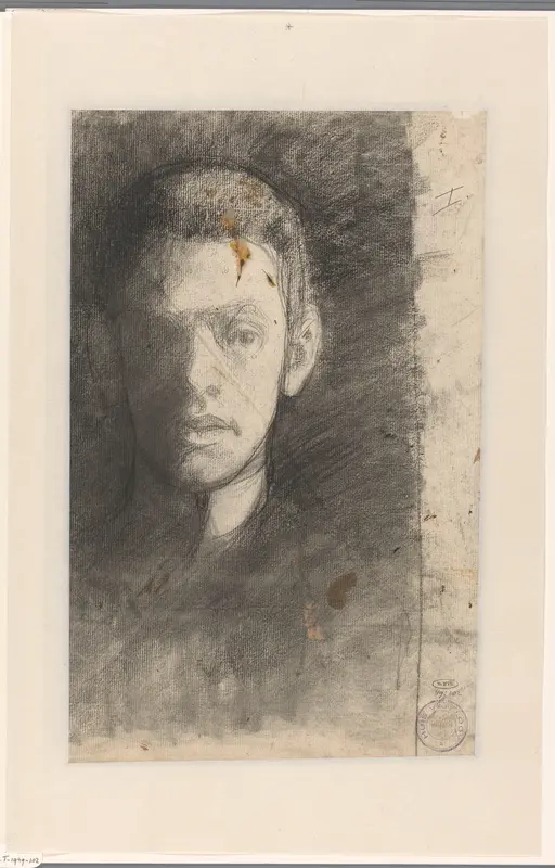 Portret van een man Wall Art by Jac van Looij - High-Resolution Digital Print