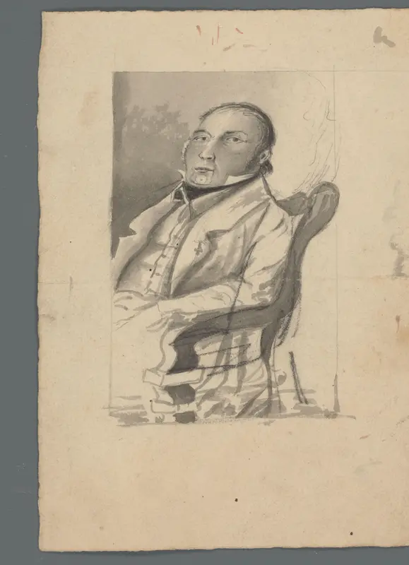 Portret van een man Wall Art by Frederik Lambertus Geerling - High-Resolution Digital Print