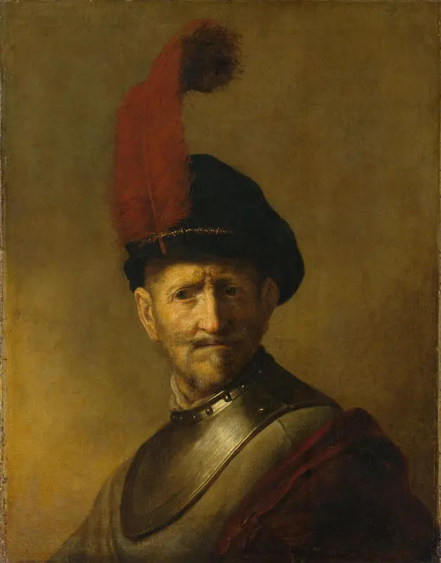 Portret van een man, misschien Rembrandts vader, Harmen Gerritsz. van Rijn Wall Art by Unknown - High-Resolution Digital Print