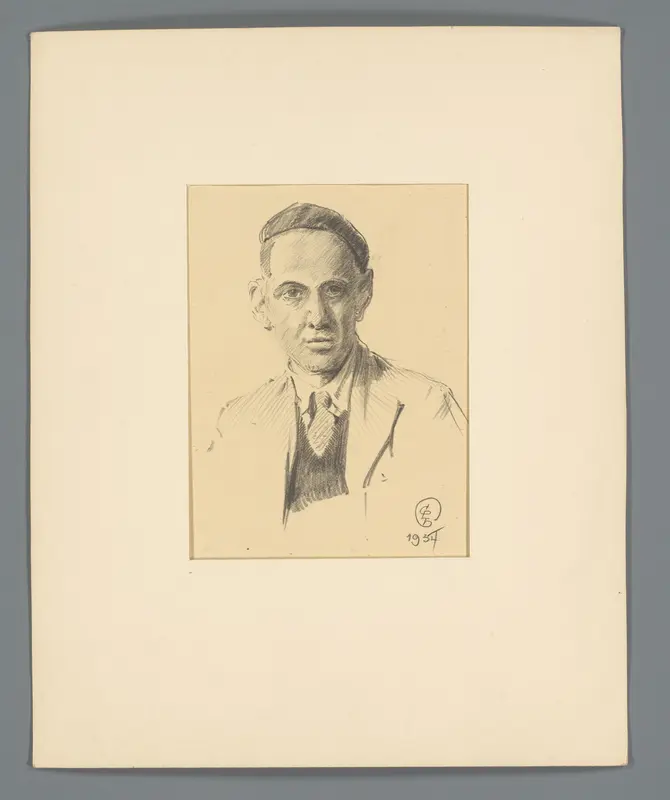 Portret van een man, mogelijk C.F. van Schagen Wall Art by Unknown - High-Resolution Digital Print