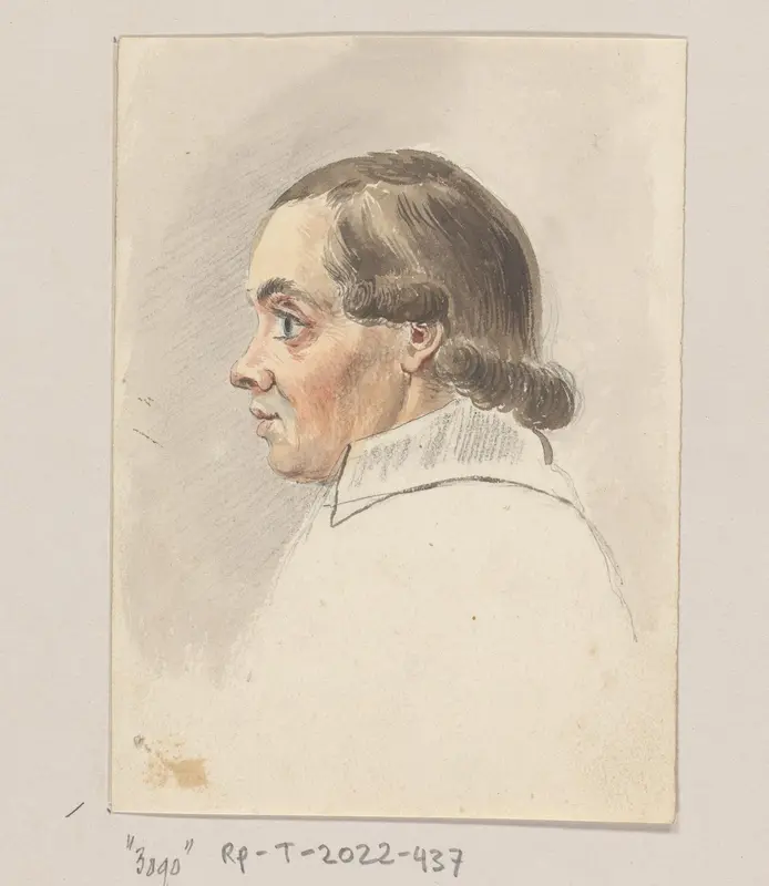Portret van een man, mogelijk Ignaz Windisch Wall Art by anonymous - High-Resolution Digital Print