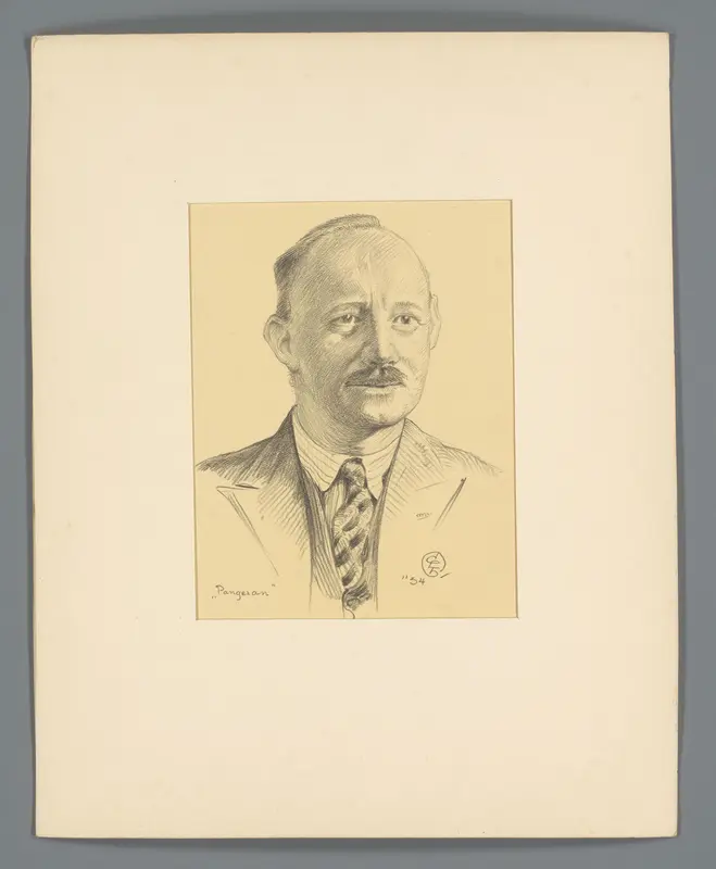 Portret van een man, mogelijk William Henry Singer Jr. Wall Art by Unknown - High-Resolution Digital Print