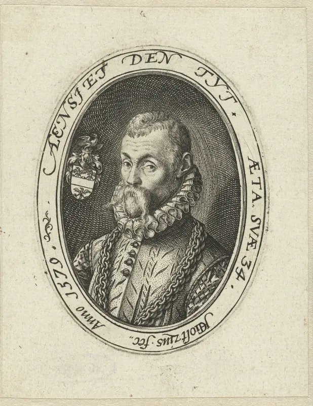 Portret van een man op 34-jarige leeftijd Wall Art by Unknown - High-Resolution Digital Print
