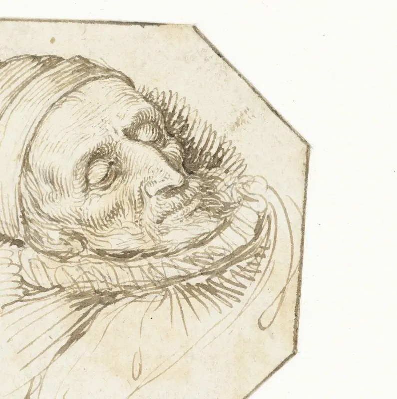 Portret van een man op zijn sterfbed Wall Art by Jacques de Gheyn (II) - High-Resolution Digital Print