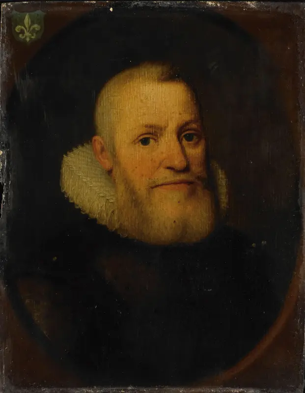 Portret van een man uit het geslacht Rijswijck of Van Rijswijk Wall Art by anonymous - High-Resolution Digital Print