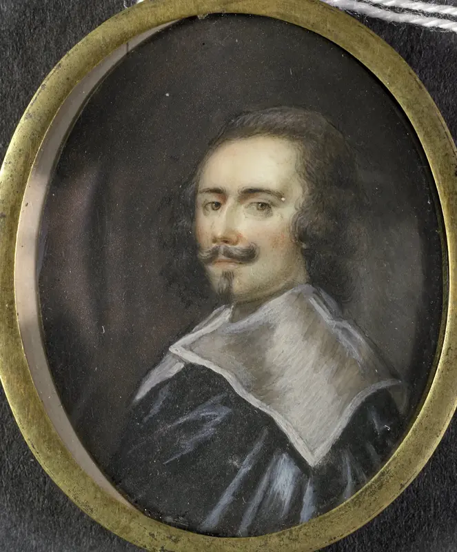 Portret van een man, vermoedelijk Don Louis Méndez de Haro (1598-1661), minister en gunsteling van Philips IV van Spanje Wall Art by anonymous - High-Resolution Digital Print