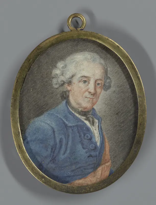 Portret van een man, vermoedelijk Frederik II (1712-86) de Grote, koning van Pruisen Wall Art by anonymous - High-Resolution Digital Print