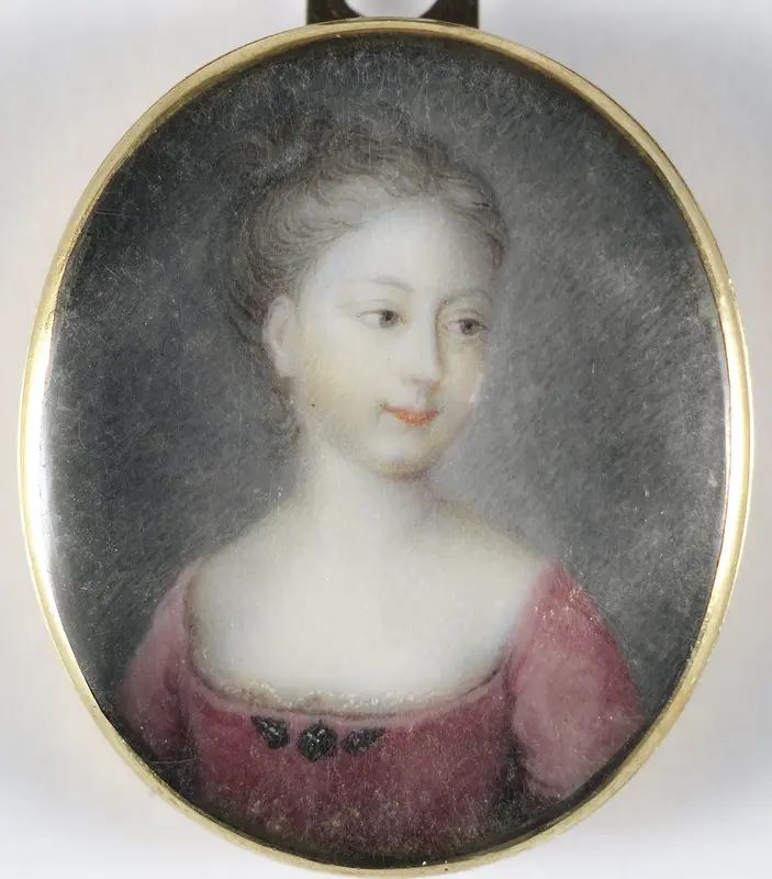 Portret van een meisje, vermoedelijk een dochter van George II, koning van Engeland Wall Art by anonymous - High-Resolution Digital Print