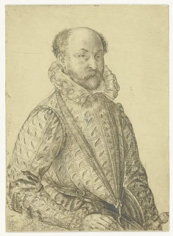 Portret van een militaire bevelhebber Wall Art by Hendrick Goltzius - High-Resolution Digital Print