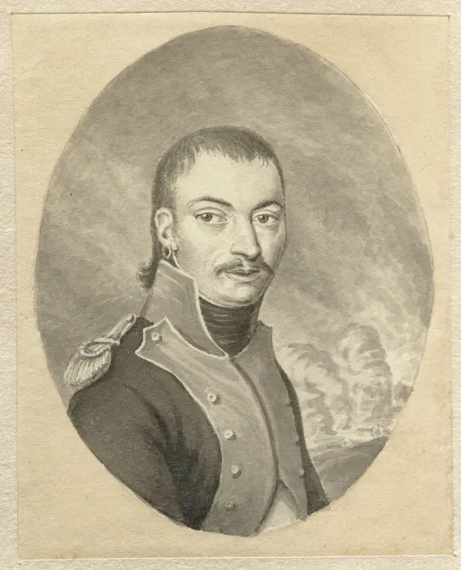 Portret van een officier Wall Art by Ernst Willem Jan Bagelaar - High-Resolution Digital Print