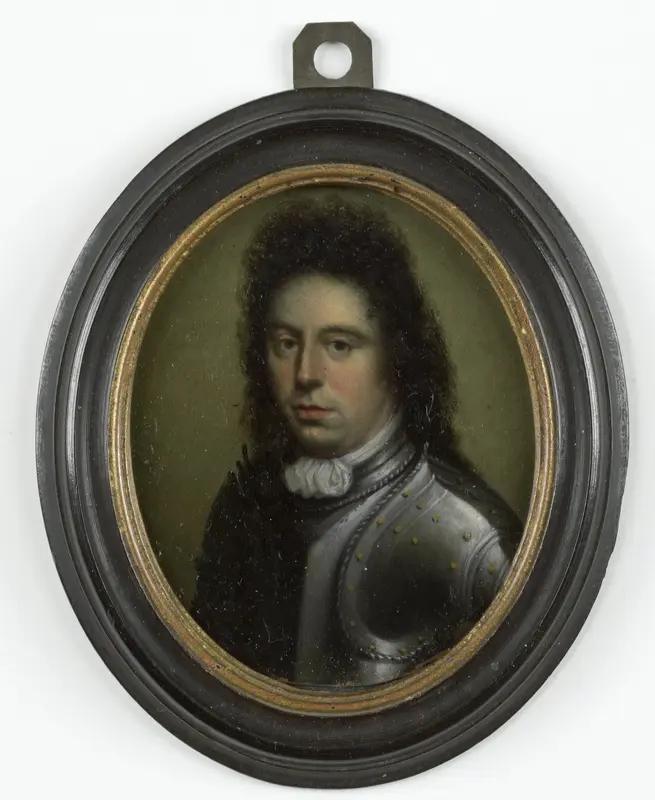 Portret van een officier Wall Art by Monogrammist PP (schilder) - High-Resolution Digital Print