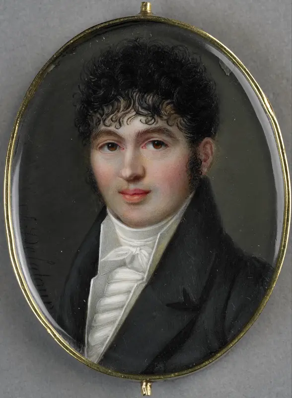 Portret van een onbekende man Wall Art by Alexandre De Latour - High-Resolution Digital Print