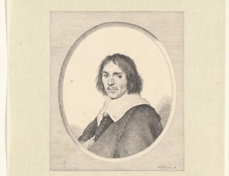 Portret van een onbekende man Wall Art by Pieter Holsteyn (II) - High-Resolution Digital Print