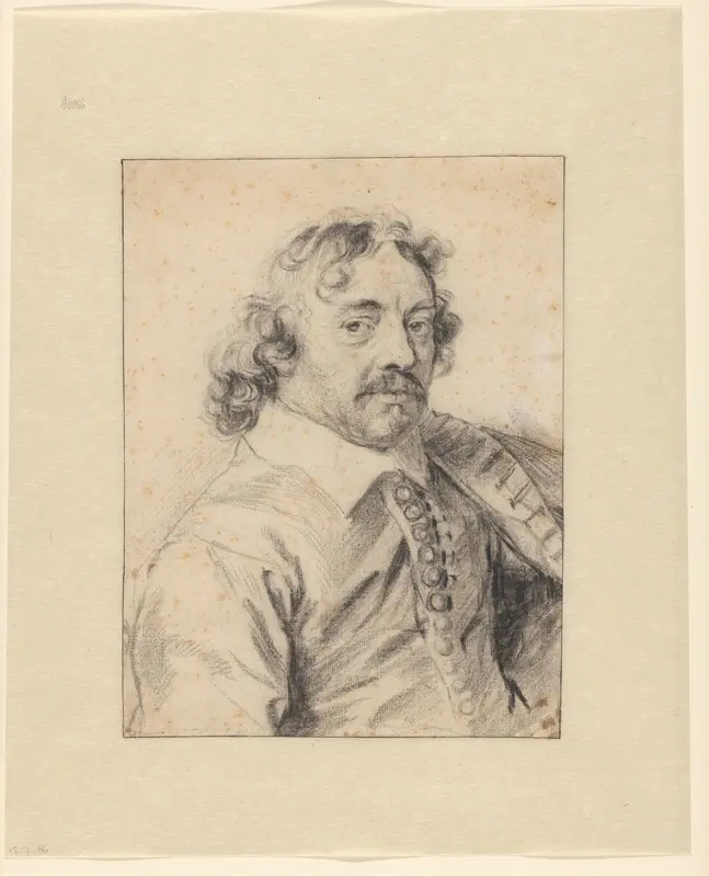 Portret van een onbekende man Wall Art by Jan Lievens - High-Resolution Digital Print