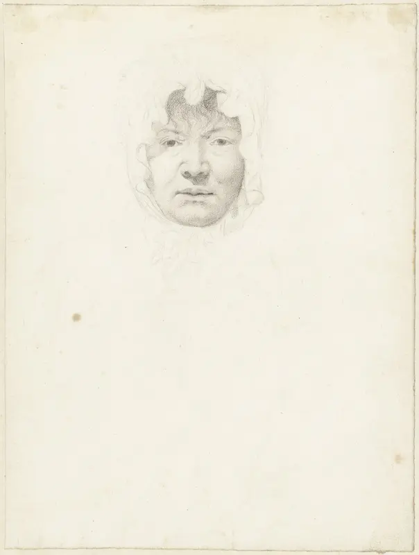 Portret van een onbekende vrouw Wall Art by Charles Howard Hodges - High-Resolution Digital Print