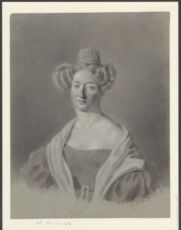 Portret van een onbekende vrouw, mogelijk M.E. Engelen Wall Art by Unknown - High-Resolution Digital Print