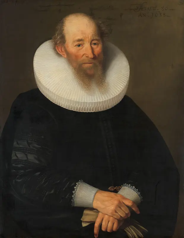 Portret van een oude man Wall Art by Unknown - High-Resolution Digital Print