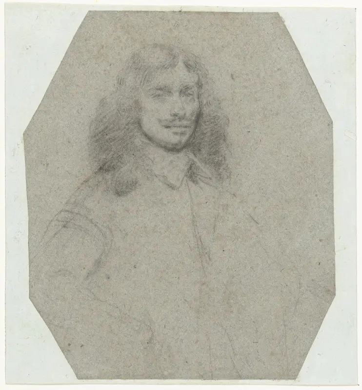 Portret van een (Spaanse?) heer, ten halven lijve, naar rechts Wall Art by Gerard ter Borch (II) - High-Resolution Digital Print