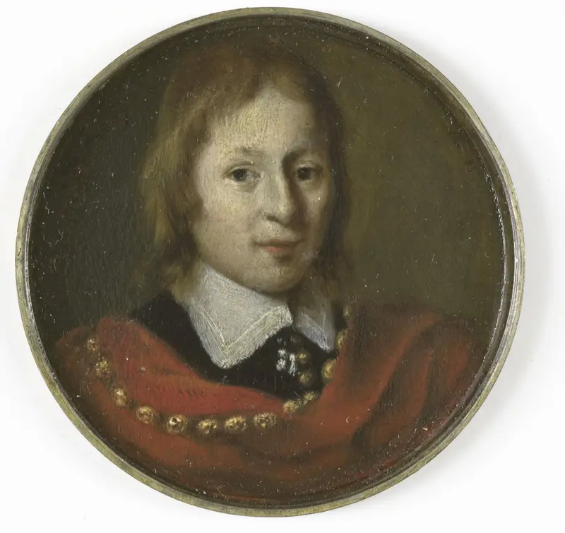 Portret van een vijftienjarige jongen Wall Art by Gerrit Lundens - High-Resolution Digital Print