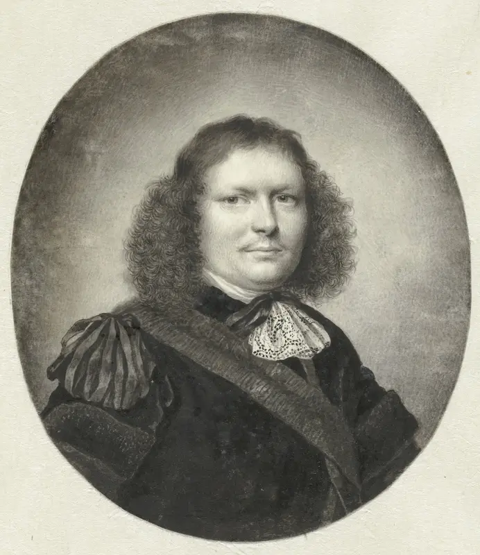 Portret van een vlootvoogd, wellicht David Vlugh Wall Art by Unknown - High-Resolution Digital Print